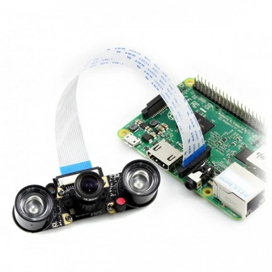 Веб камери Waveshare 10703 HD Night Vision H OV5647 5Mpx IR для Raspberry Pi, фото 1