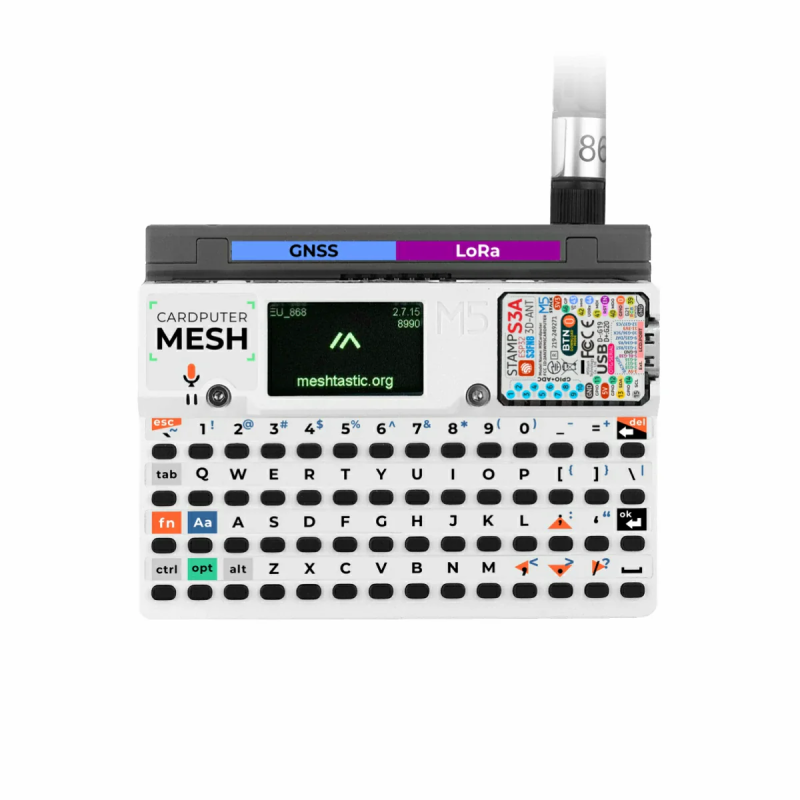 Комп'ютерний модуль M5Stack Cardputer Mesh Kit з LoRa та GNSS (K152), фото 1