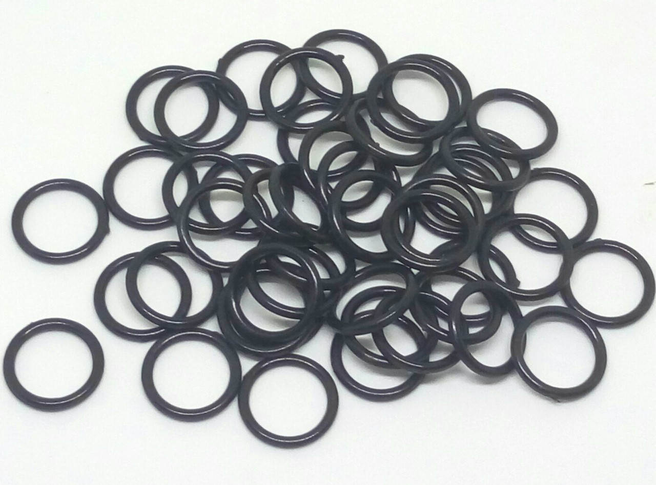 Кільце для бретелів 10 мм Пластик Чорний