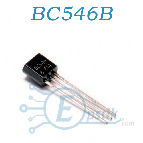 BC546B транзистор біполярний NPN 80В 100мА TO92