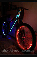 Підсвітка велосипеда гнучким неоном 5.0 мм