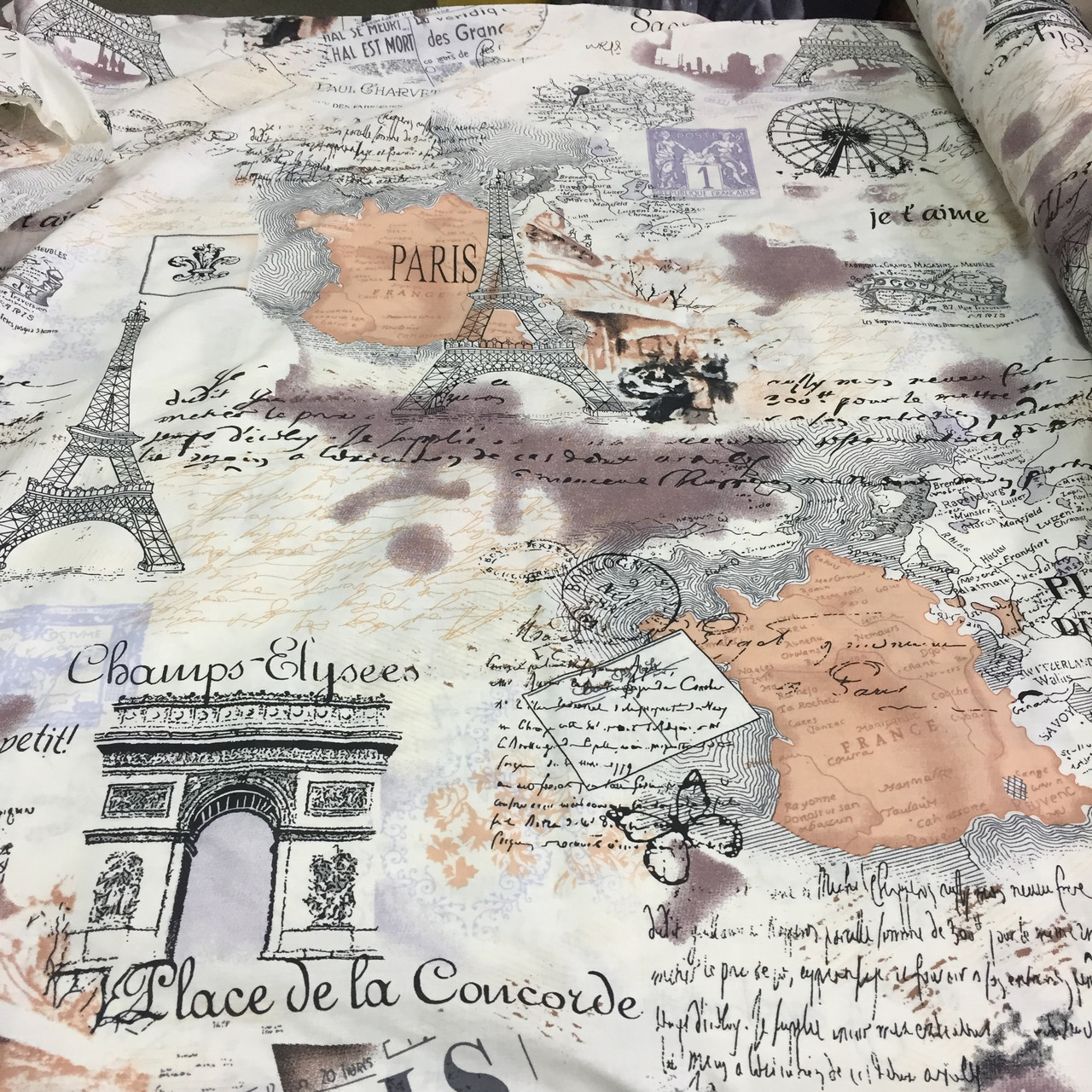 Бязь Листи з Парижа, ш. 220 см