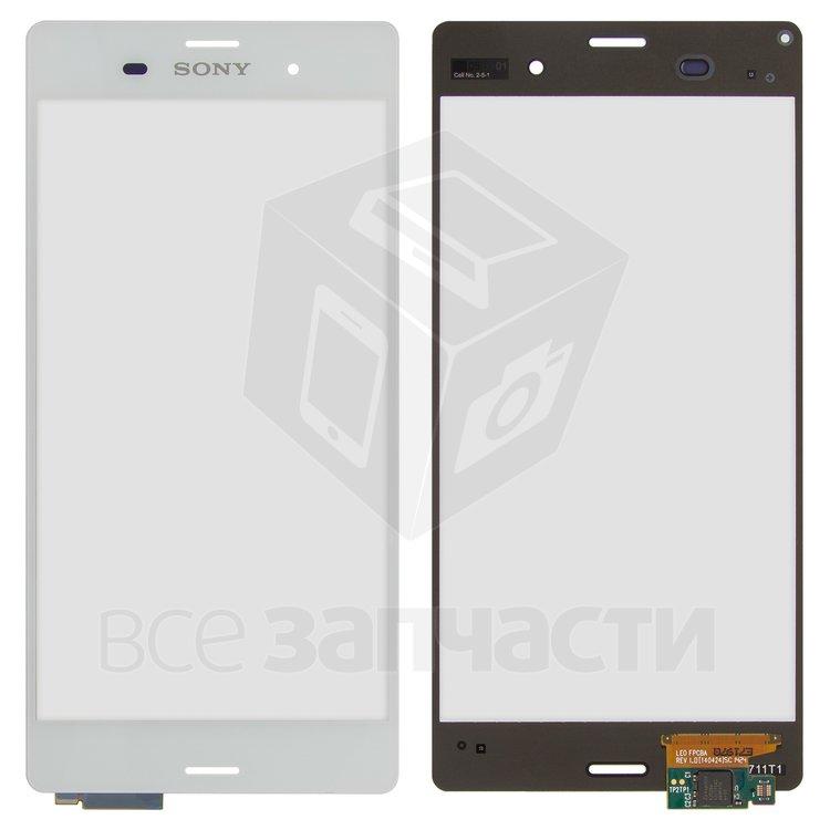 Сенсорний екран для мобільних телефонів Sony D6633 Xperia Z3 DS, білий