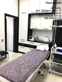 Массажно-косметологическая кушетка 289-В, Стерилизатор ультрафиолетовый 503, Ультразвукова ванна Jeken (Codyson) CE-5200A, Тележка косметологическая 003
