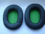 Амбушюри (подушечки зелені) для Audio-Technica ATH-M50 M50S M20 M30 M40 ATH-SX1, фото 3