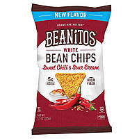 Beanitos, Чіпси з білих бобів, солодкий чилі і сметана, 5,5 унції (155 г)