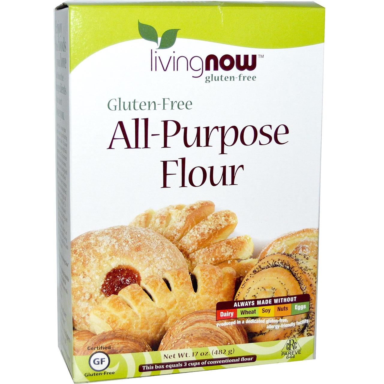 Now Foods, Борошно для випічки, без глютену, 482 г (17 oz)