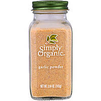 Simply Organic, Часниковий порошок, 3,64 унції (103 г)