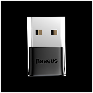 Bluetooth адаптер Baseus BA04 USB черный для беспроводного подключения устройств