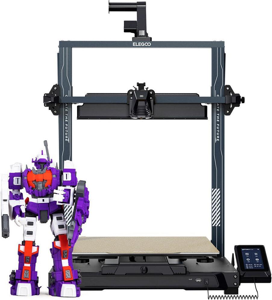 3D принтер ELEGOO Neptune 4 Plus Wi-Fi, 320x320x385 мм, Klipper (Neptune 4 Plus Niebieski), фото 1
