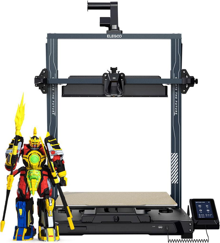 3D принтер ELEGOO Neptune 4 Max, чорний, 420x420x480 мм, Wi-Fi/LAN/USB (Neptune 4 Max Czarny), фото 1