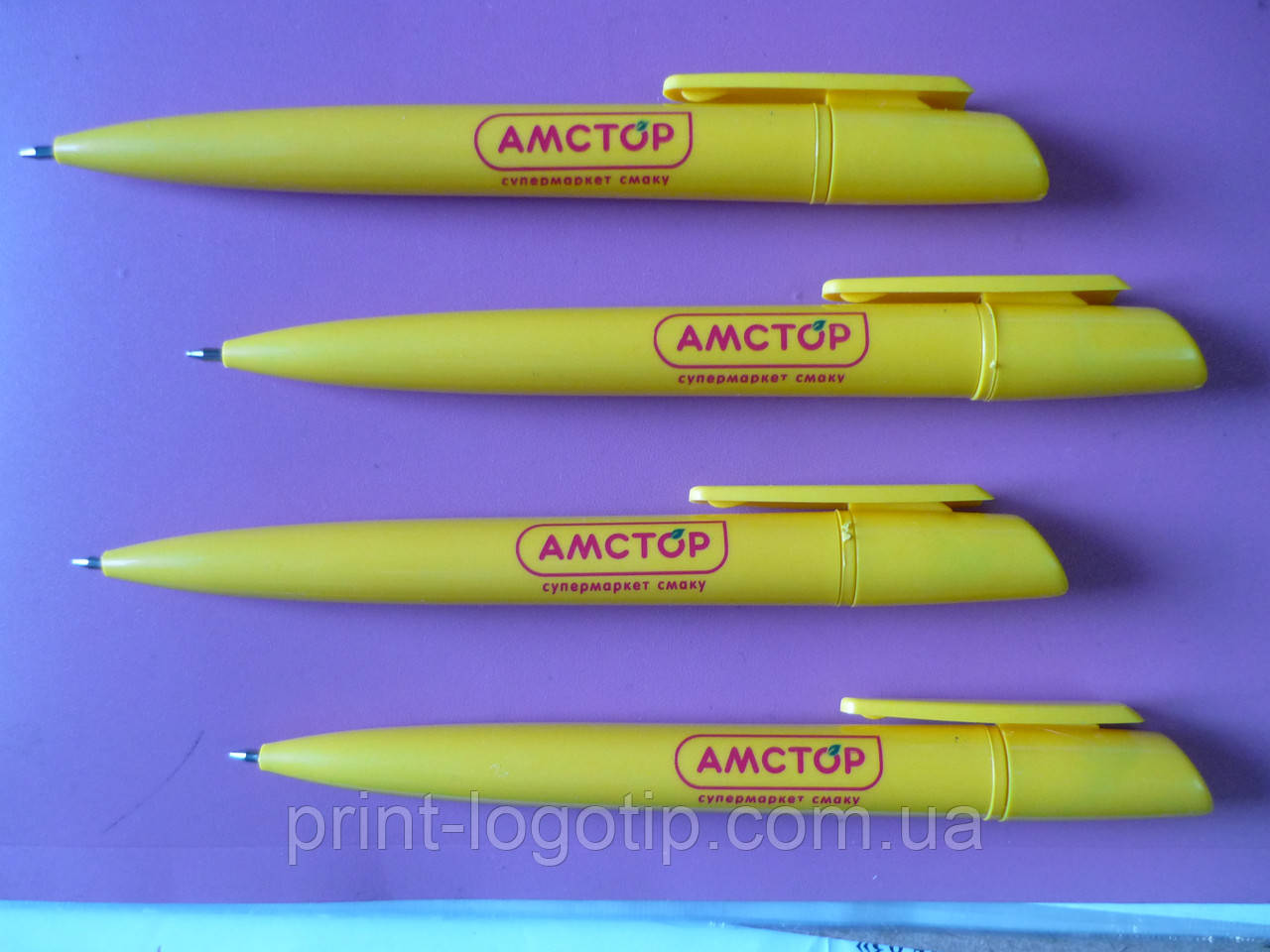 Ручки с логотипом, тампопечать на ручках от 300 штук - фото 1 - id-p71552506