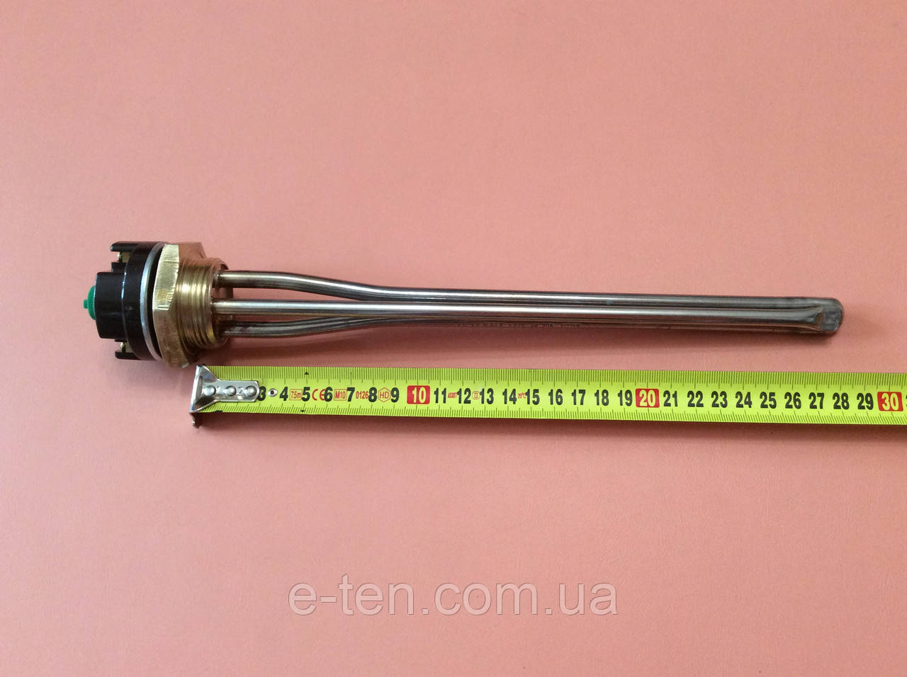 Тен неіржавка для чавунної батареї 500 W (Туреччина) з різзю 1 1/4" з італійським терморегулятором