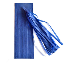 Кисть тассель синя 35 см довжина (зібрана)