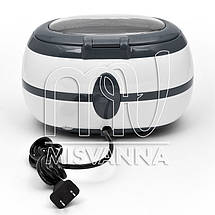 Стерилізатор ультразвукової Ultrasonic Cleaner VGT-800 на 35 Вт і 600 мл, фото 4