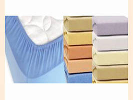 Простирадла на резинці 180*200*20, Бавовна, Ранфорс, Сатин, Велсофт