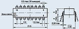 К155ПР7 DIP16 (аналог SN74185) перетворювач двійкового коду в двійково-десятковий, фото 2
