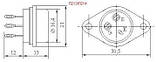 П217Б транзистор германієвий PNP (7,5 А 60 В) (h21Е >20) 30 W, фото 3