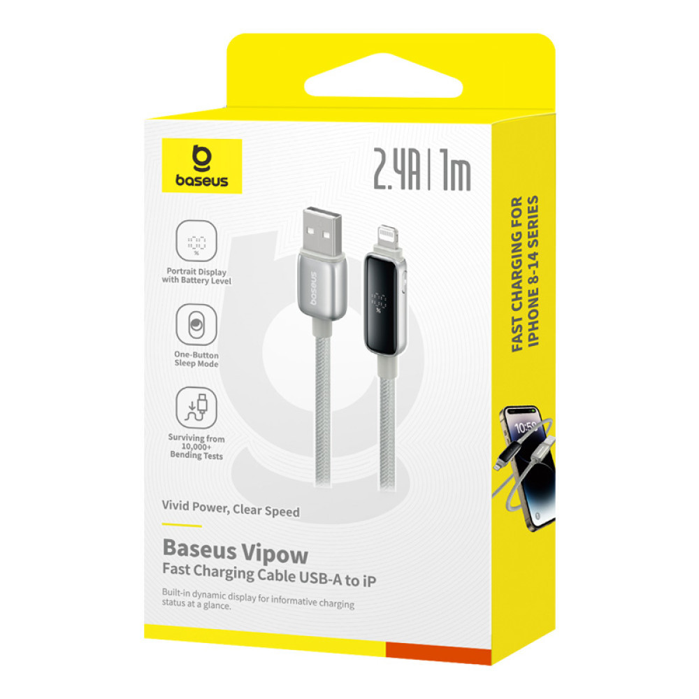 Data Cable Baseus Vipow Type-C to Lightning 1m ( ), фото 1