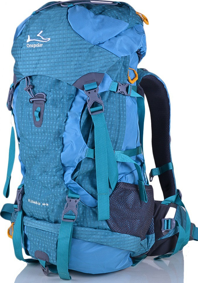 Туристичний рюкзак 60-70 л Onepolar Pistachio 1632 блакитний