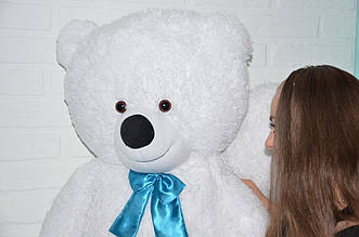 Білий плюшевий ведмедик 160 см, ведмідь 1.6 метра