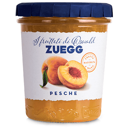 Джем персиковий Zuegg Pesche 50% вміст фруктів, 330 г.