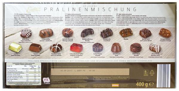 Конфеты в коробке Excelsior Pralinenmischung, шоколадные ассорти 400 г. - фото 3 - id-p529027098