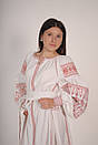 Плаття бохо льон весільне коротке, етно, бохостиль, вишите плаття вишиванка, Bohemian, фото 2