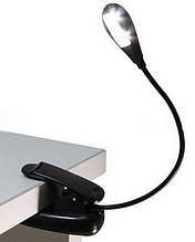 Настільна лампа, ліхтарик для читання 3*AAA 2 LED 