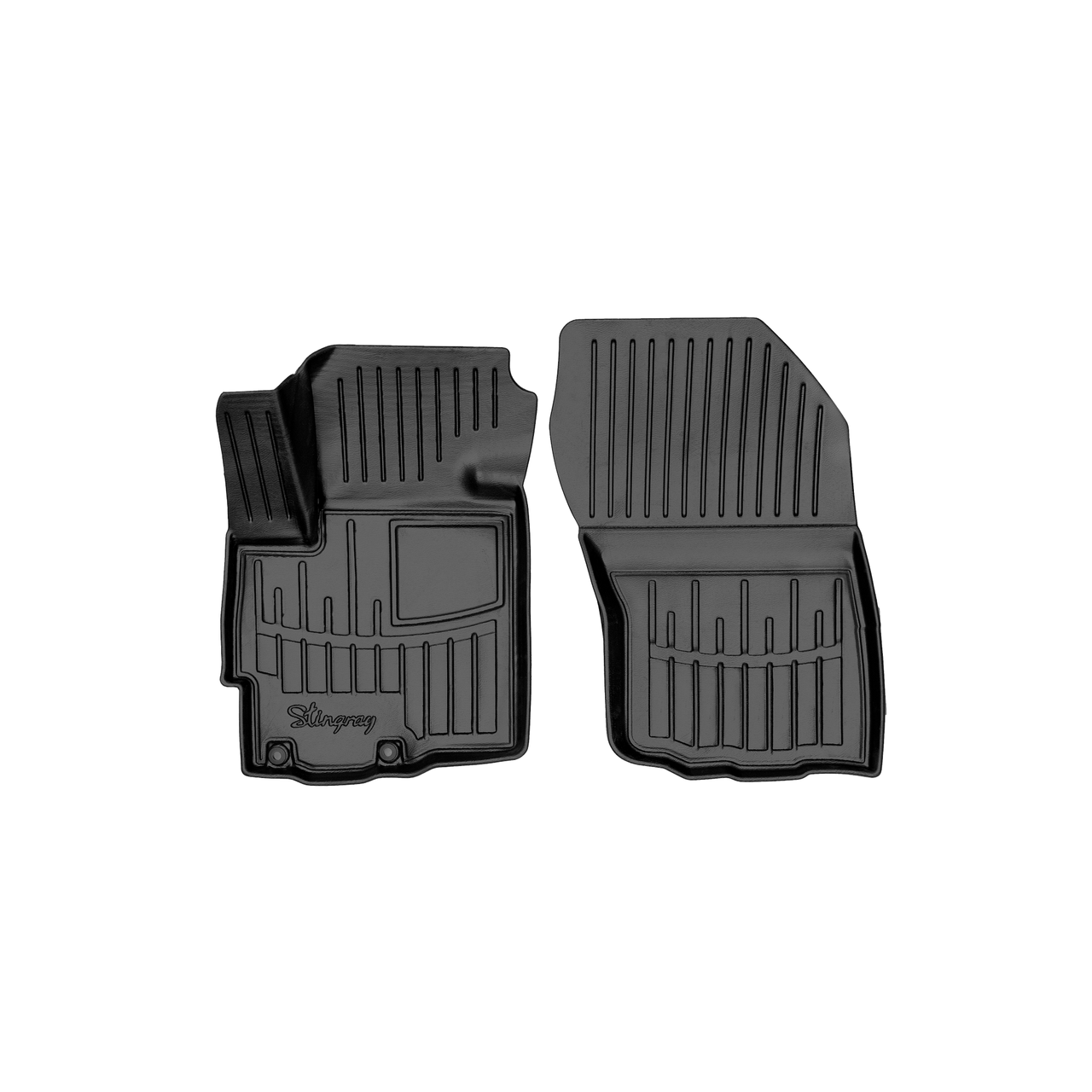 Передние коврики в салон 3D CITROEN C-Crosser 2007-2013 2шт TPE с бортами STINGRAY, фото 1