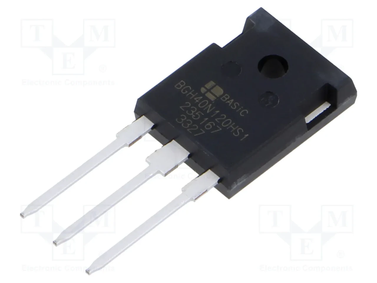 Транзистор IGBT BASiC SEMICONDUCTOR BGH40N120HS1, SiC SBD, 1,2kV, 40A, TO247-3 (комплект 3 шт.), фото 1