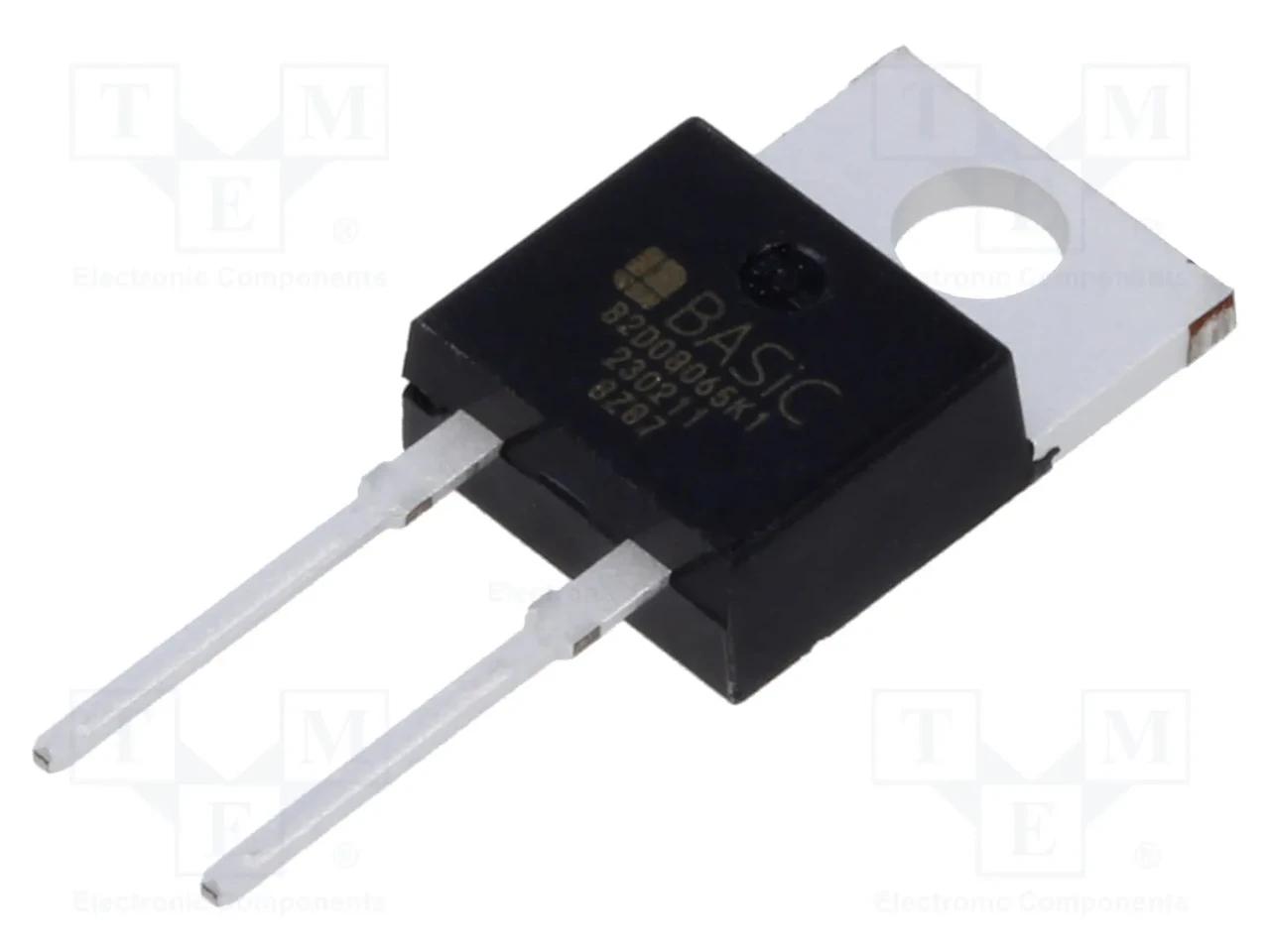 Діод Шоткі BASiC SEMICONDUCTOR B2D08065K1, SiC, 650В, 8А, TO220-2 (набір 20 шт.), фото 1