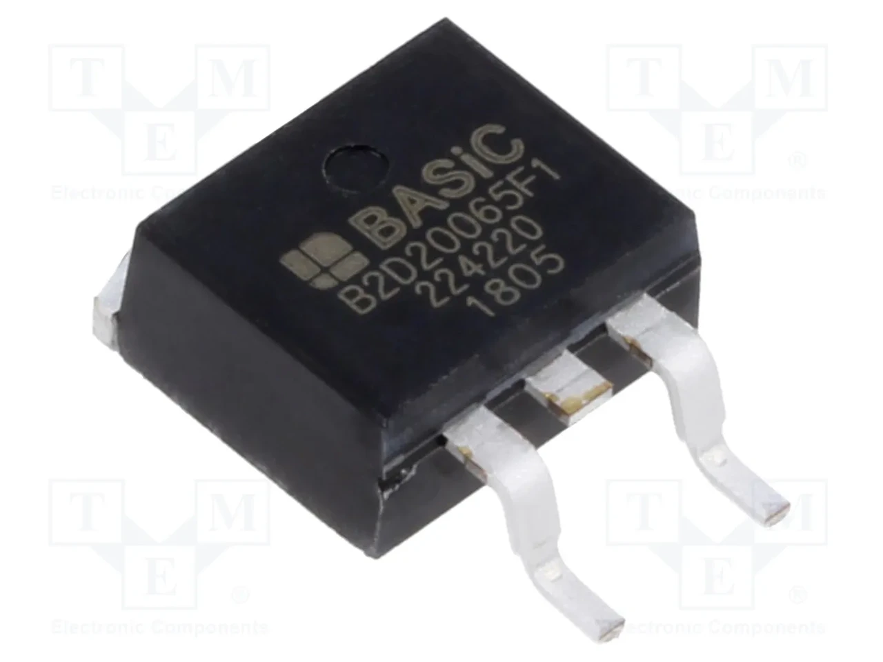 Диод Шоттки BASiC SEMICONDUCTOR B2D20065F1, SiC, 650 В, 20 А, TO263-2 (10 шт.), фото 1