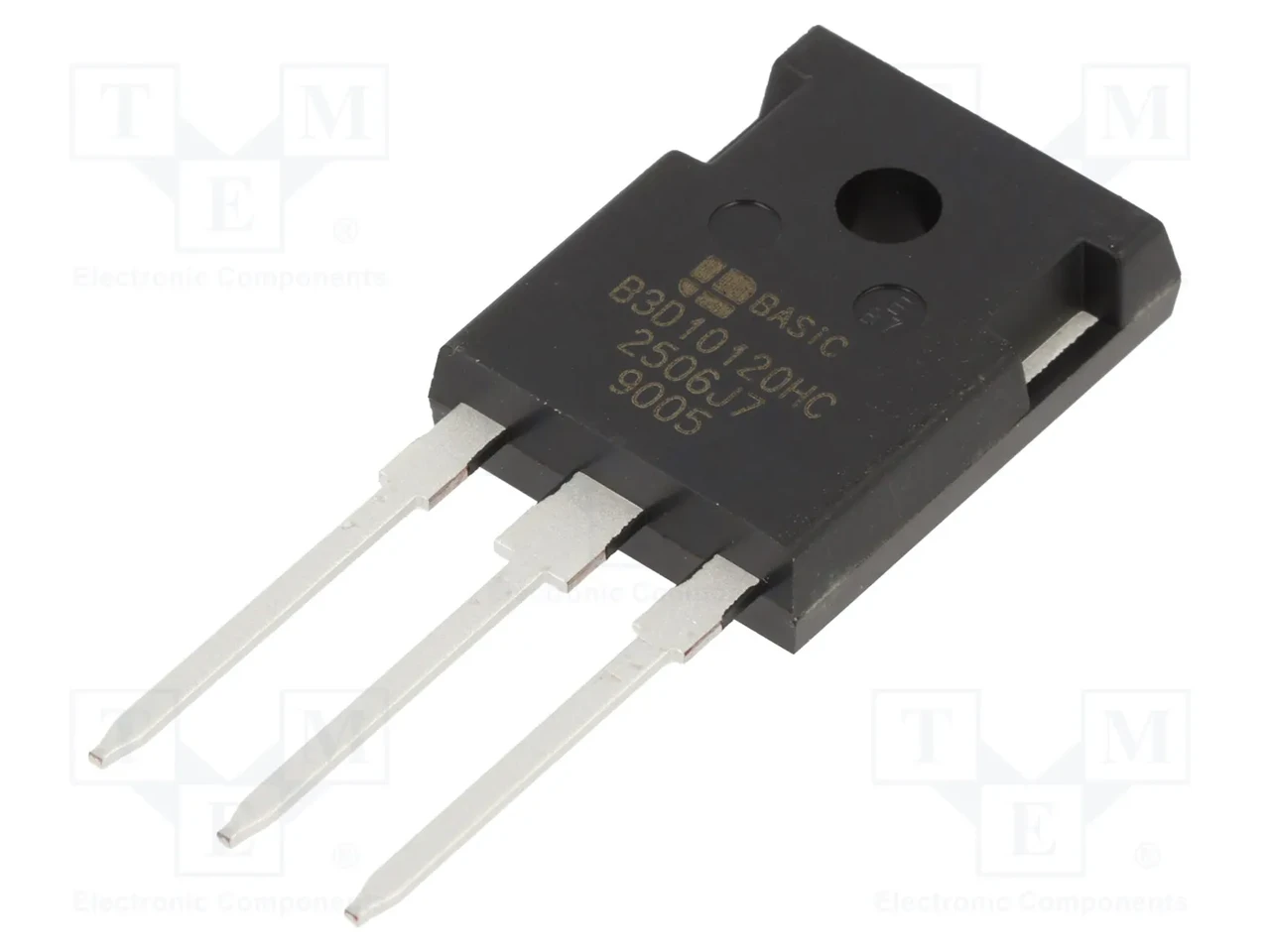 Диод Шоттки BASiC SEMICONDUCTOR B3D10120HC, SiC, 1,2 кВ, 5А x2, TO247-3 (комплект 20 шт.), фото 1