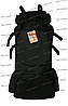 Туристичний експедиційний великий міцний рюкзак на 90 літрів чорний. Туризм, полювання, риболовля, спорт., фото 2
