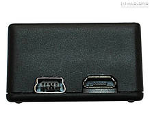 Зарядний пристрій USB DUAL для 2 акумуляторів AHDBT-301/302/201 камер GoPro Hero 3, GoPro Hero3+, фото 2