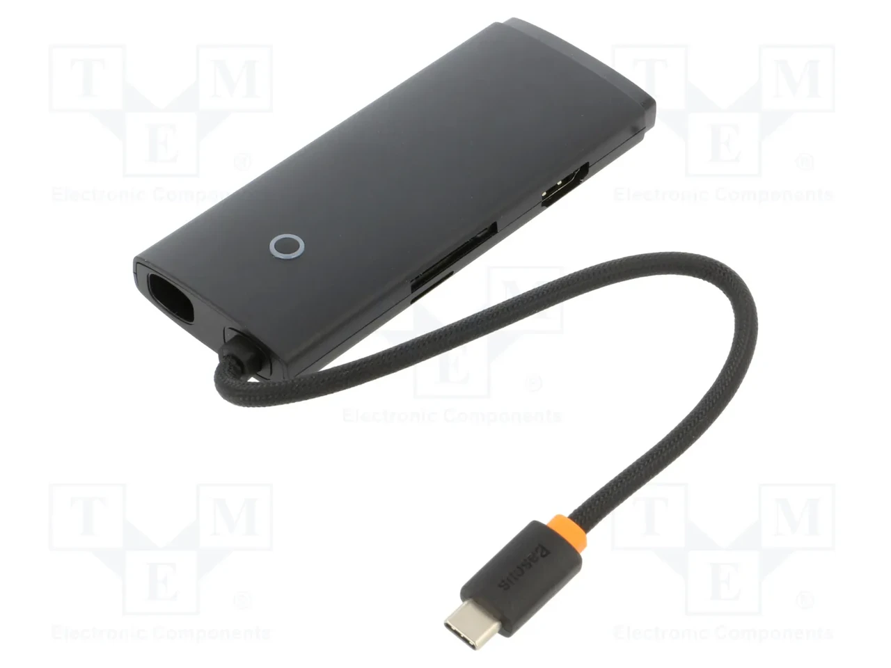 Адаптер USB-C Baseus WKQX050001 6-в-1, черный, фото 1