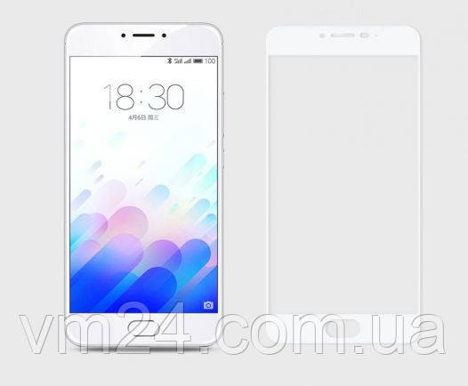 Захисне скло для Meizu M3/3mini 0,30 mm 3D скло на весь екран, фото 1