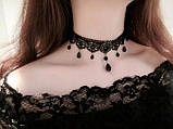 Чокер чорний мереживний, фото 2