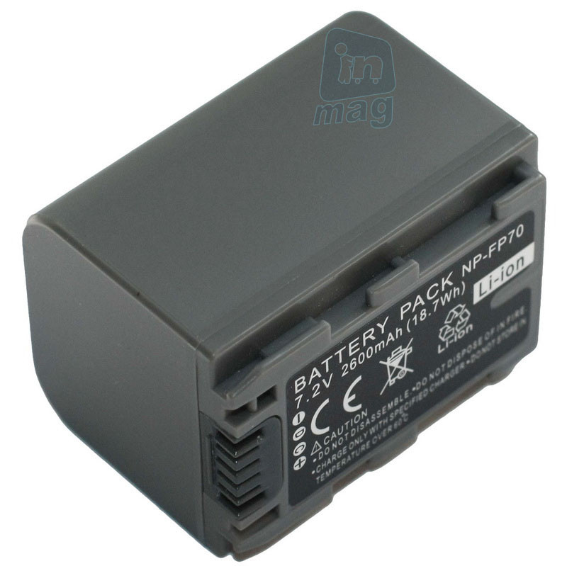 Акумулятор для відеокамери Sony NP-FP70, NP-FP60, 2600mAh