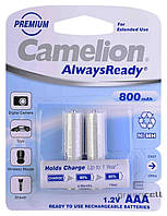 Аккумулятор Camelion AlwaysReady R03 800 mAh Ni-MH