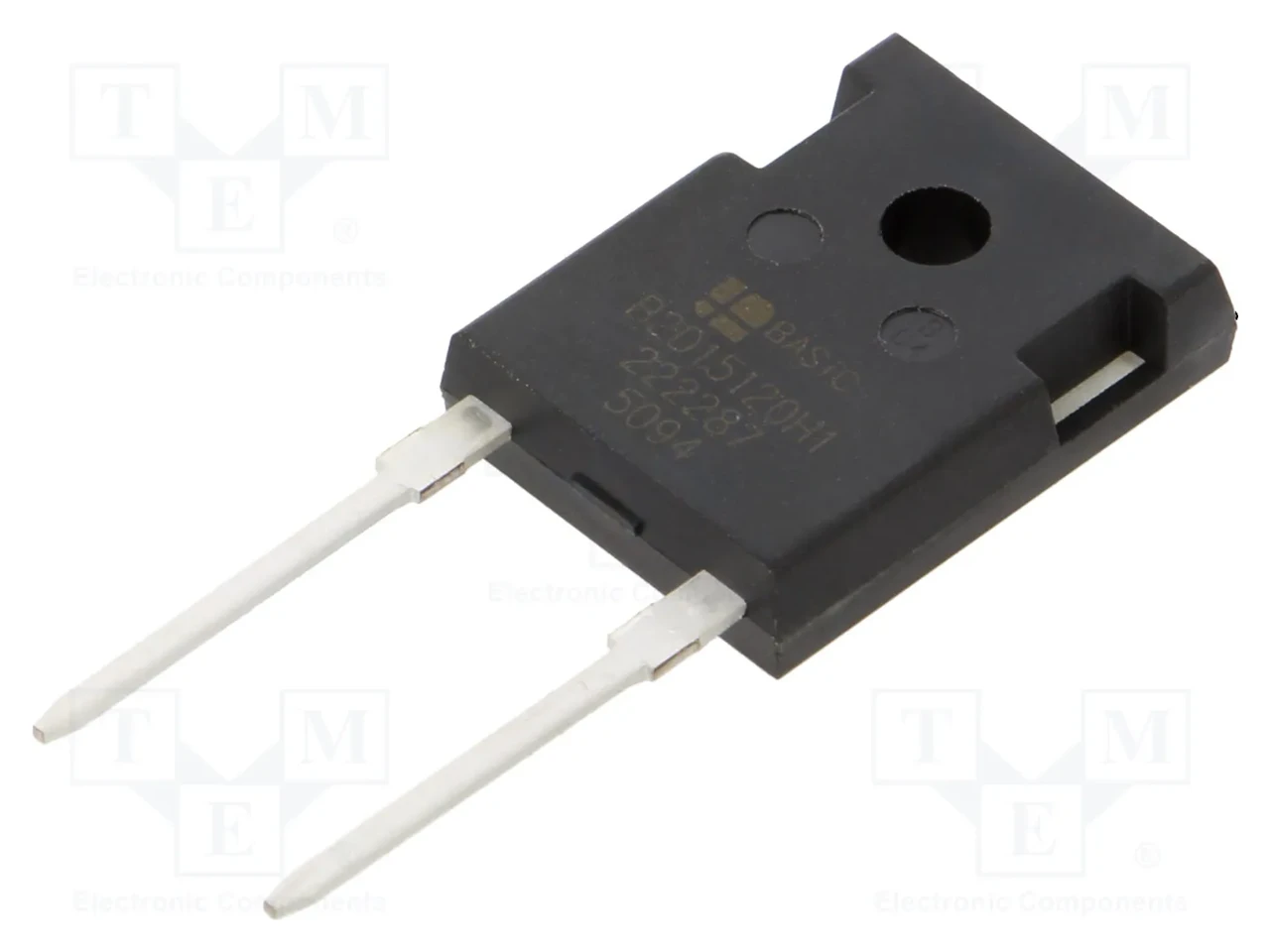Діод Schottky BASiC SEMICONDUCTOR B2D15120H1 SiC 1,2kV 15A TO247-2 (комплект 5 шт.), фото 1