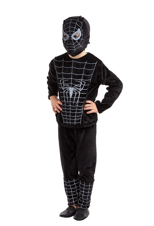 Костюм Людини - павука чорний Зростання 120-128 см