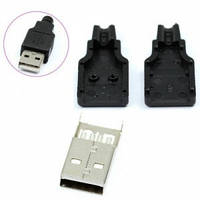 Штекер USB-A с разборным корпусом