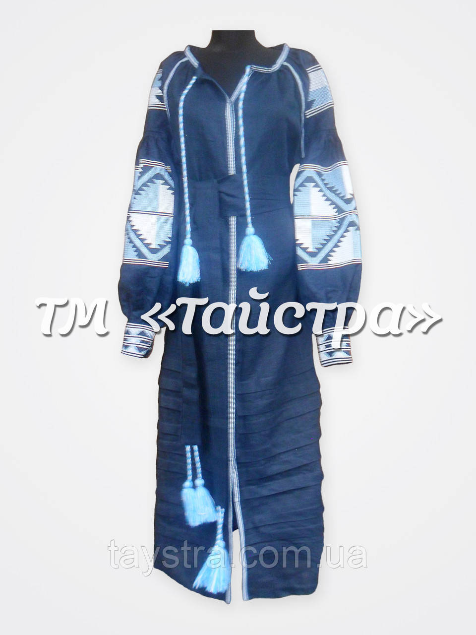 Вишите плаття бохо вишиванка льон, етно, бохостиль, вишийте плаття вишиванка, Bohemian, чистиль Віта Кін, фото 1