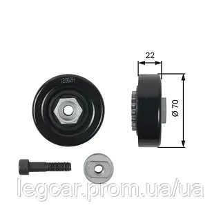 Ролик ременя MICRO-V CHEVROLET AVEO 05-/06-/SPARK 09- T36408