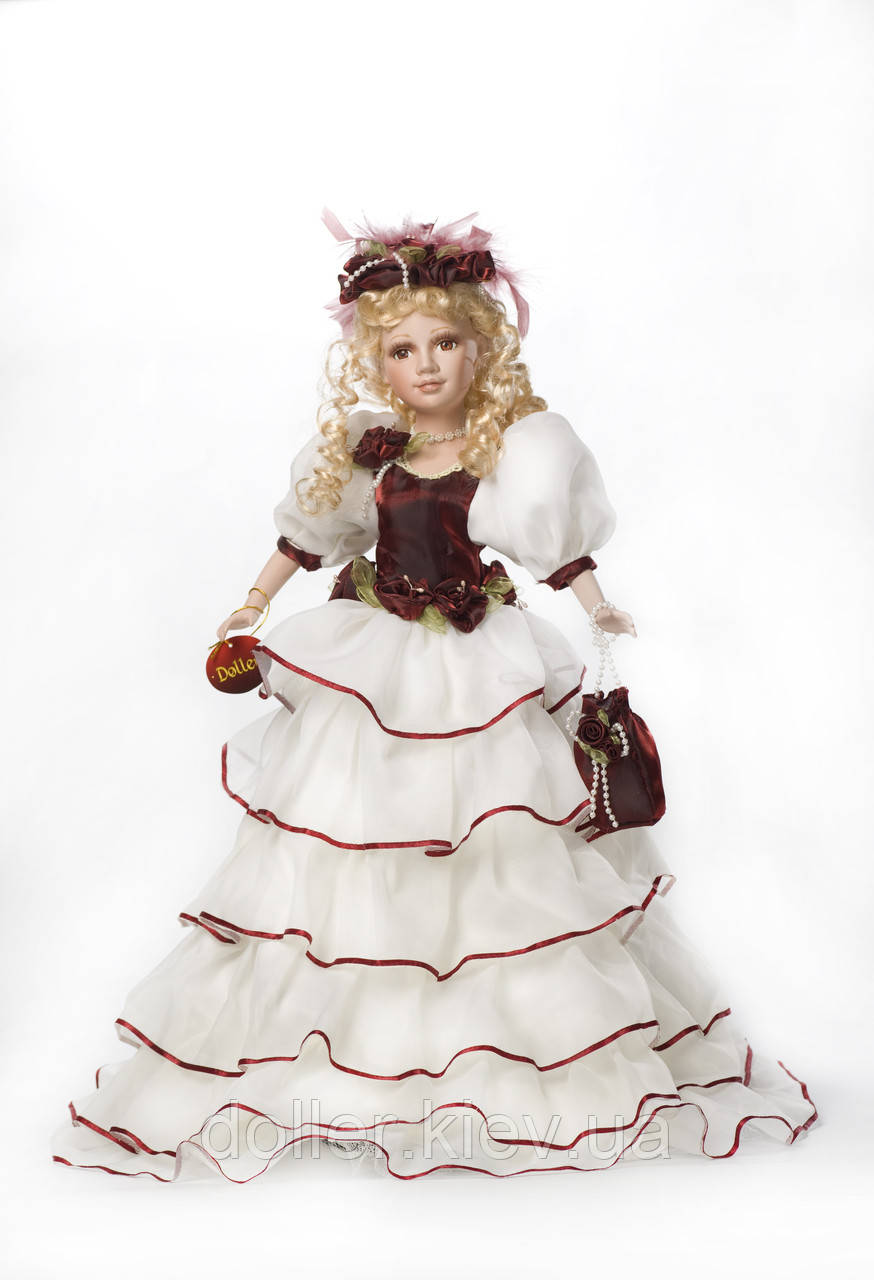 Декоративна порцелянова лялька Леді Эджвер