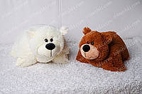 Іграшка-подушка трансформер Ведмедик 36см Мила дитяча іграшка Іграшки-подушки для дітей