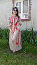 Вишите плаття бохо вишиванка льон, етно, стиль бохо шик, вишиті плаття вишиванка, Bohemian, чистиль Віта Кін, фото 5