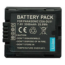 Акумулятор для відеокамери Panasonic CGA-DU31, 3500 mAh., фото 3